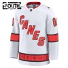 Carolina Hurricanes Hockeydrakt Custom Fanatics Premium 2024-25 Hvit Borte - Barn